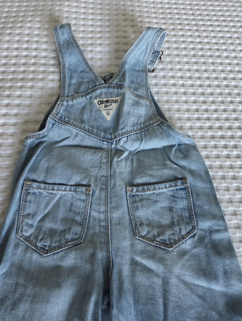 Oshkosh Patched Denim Overalls